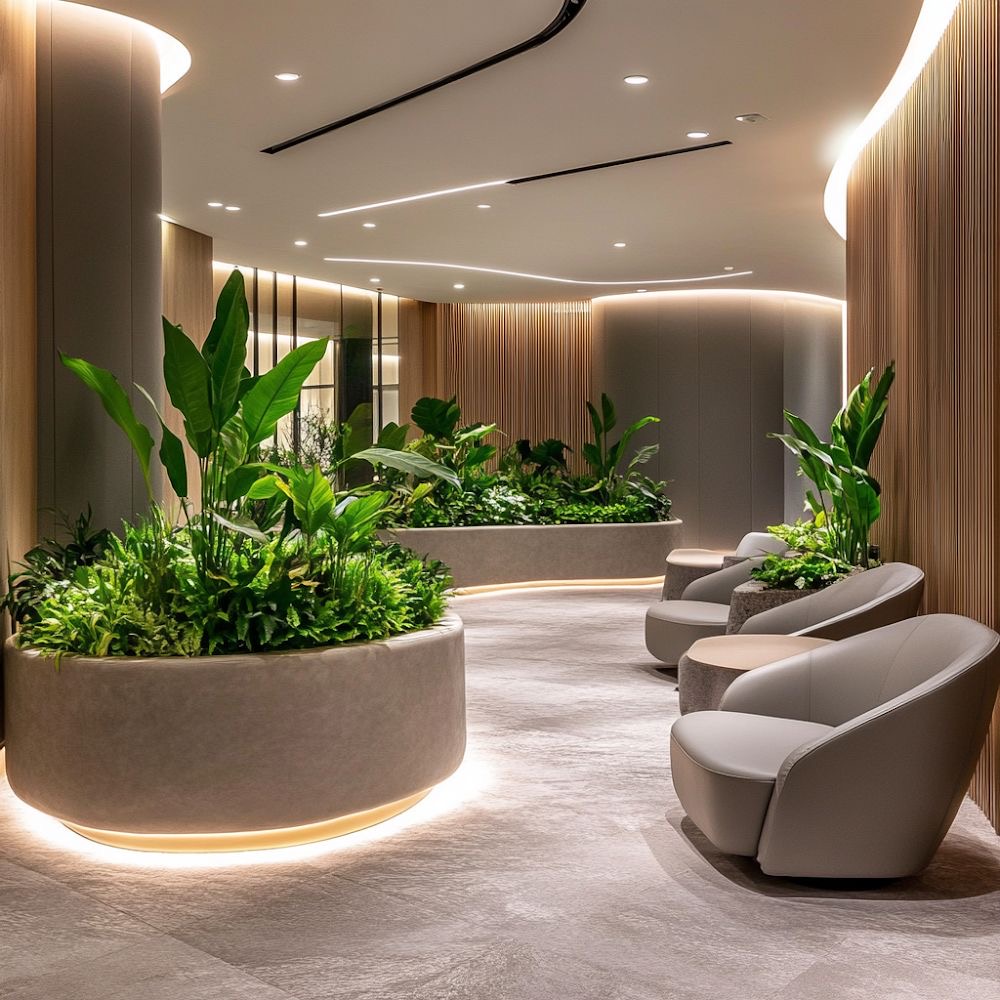 Indoor plant rental design