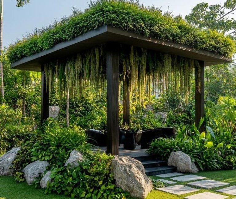 58 Stunning Tropical Landscape Ideas for a Lush Paradise Tropical landscape