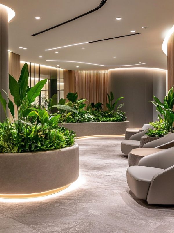 Indoor plant rental design